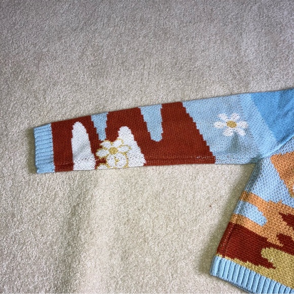 Colorful Button-Up Cardigan - Picture 8 of 8